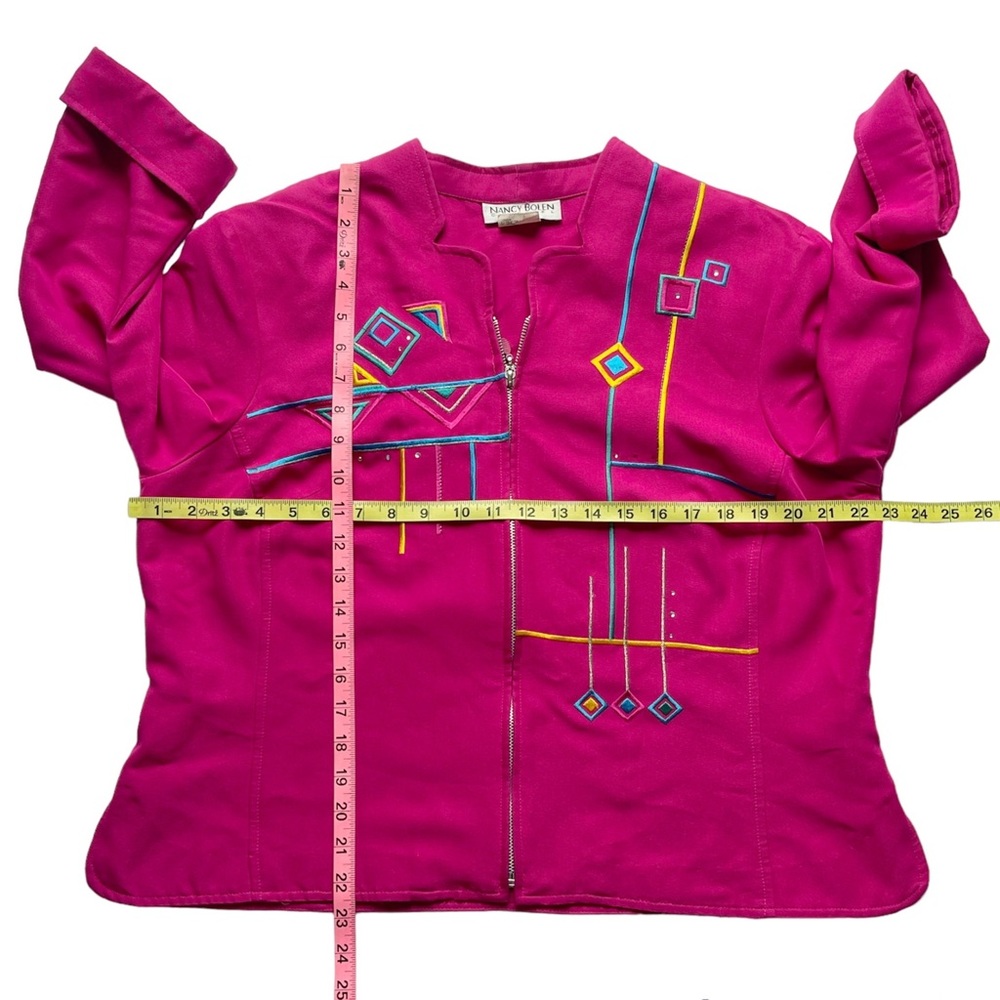 Vintage 90’s Embroidered Jacket - Picture 10 of 12